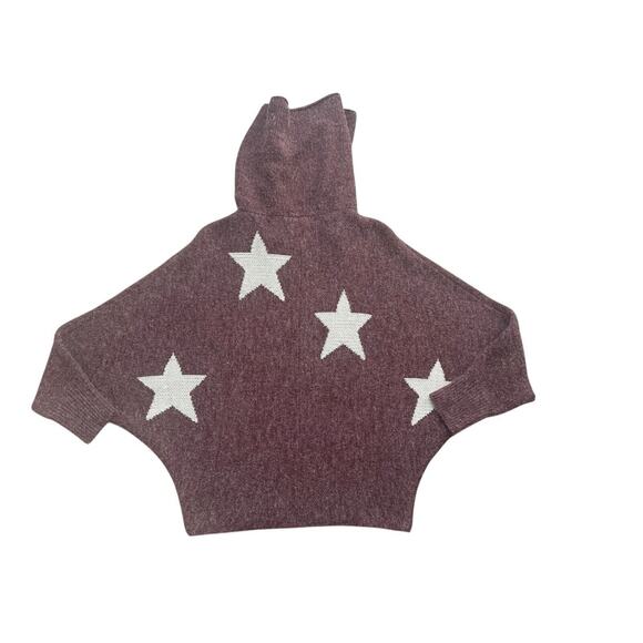 Star Patterned Burgundy Sweater - Picture 6 of 6